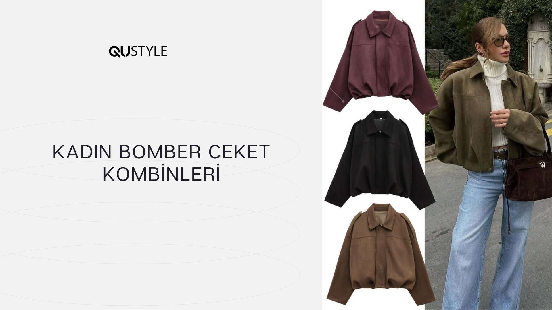Kadın Bomber Ceket Kombinleri