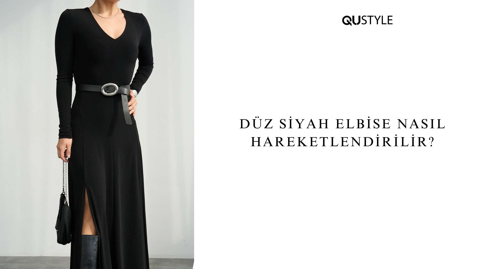 Düz Siyah Elbise Nasıl Hareketlendirilir?
