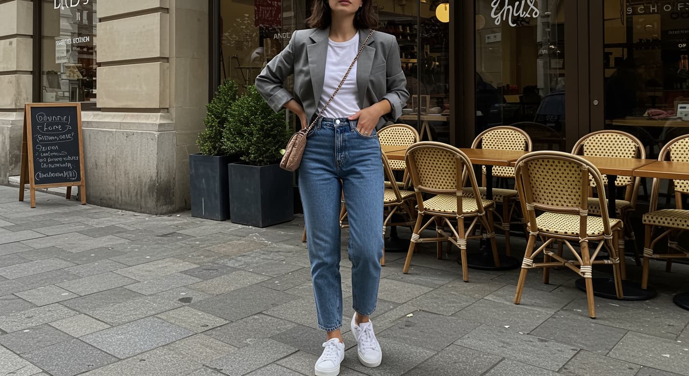 Uzun Gösteren Crop Blazer Ceket Kombin Fikirleri