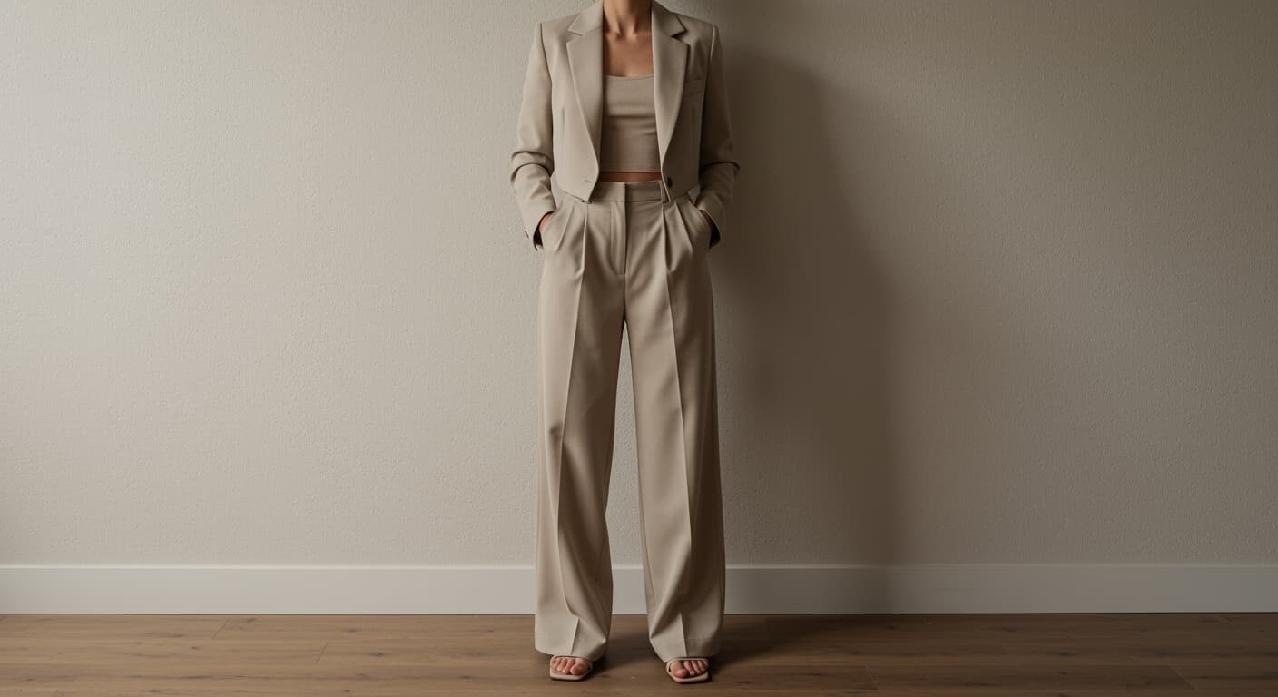 Günlük Crop Blazer Ceket Kombin Önerileri