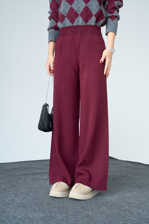 Bordo Triko Pantolon
