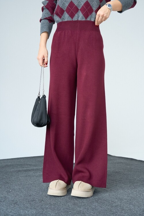 Bordo Triko Pantolon